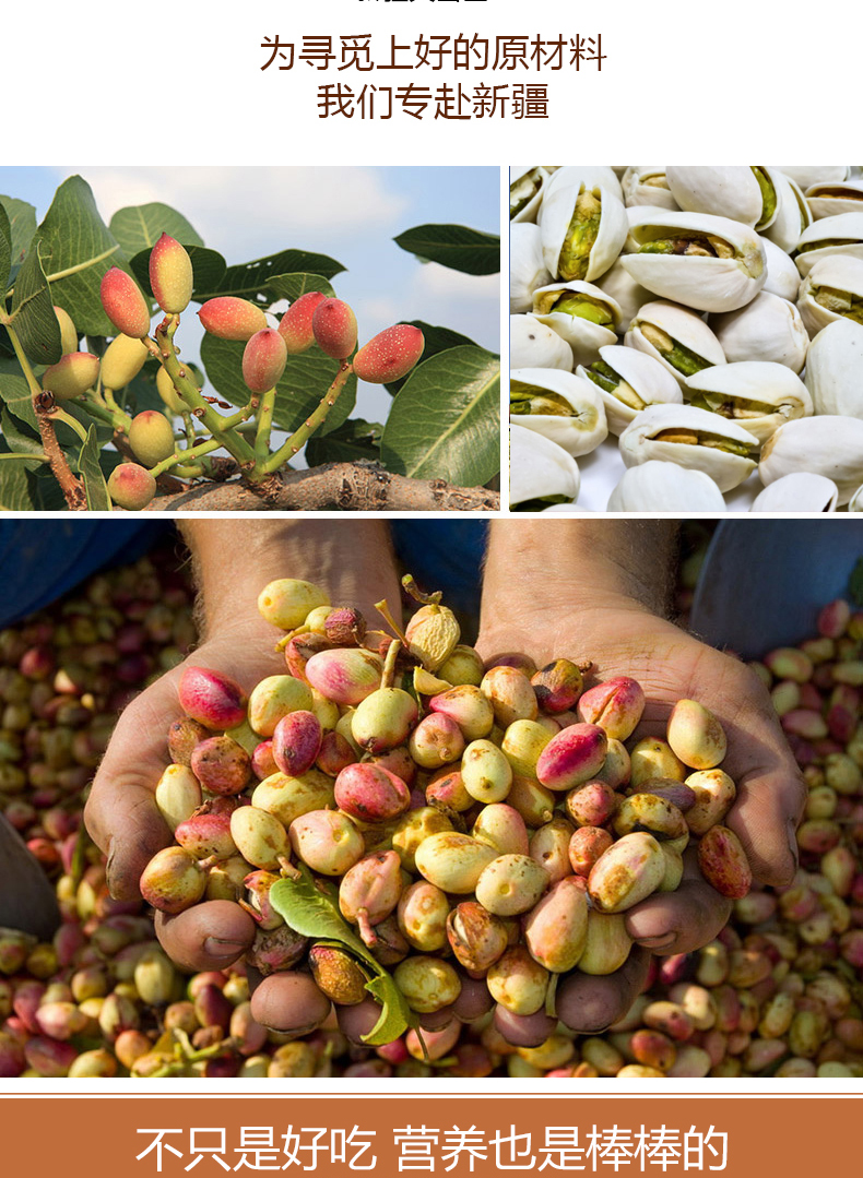 库尔班大叔新疆特色干果开心果500g包邮